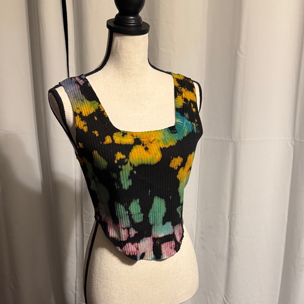 Cotton Citizen Colorful Tie-Dye Tank Top